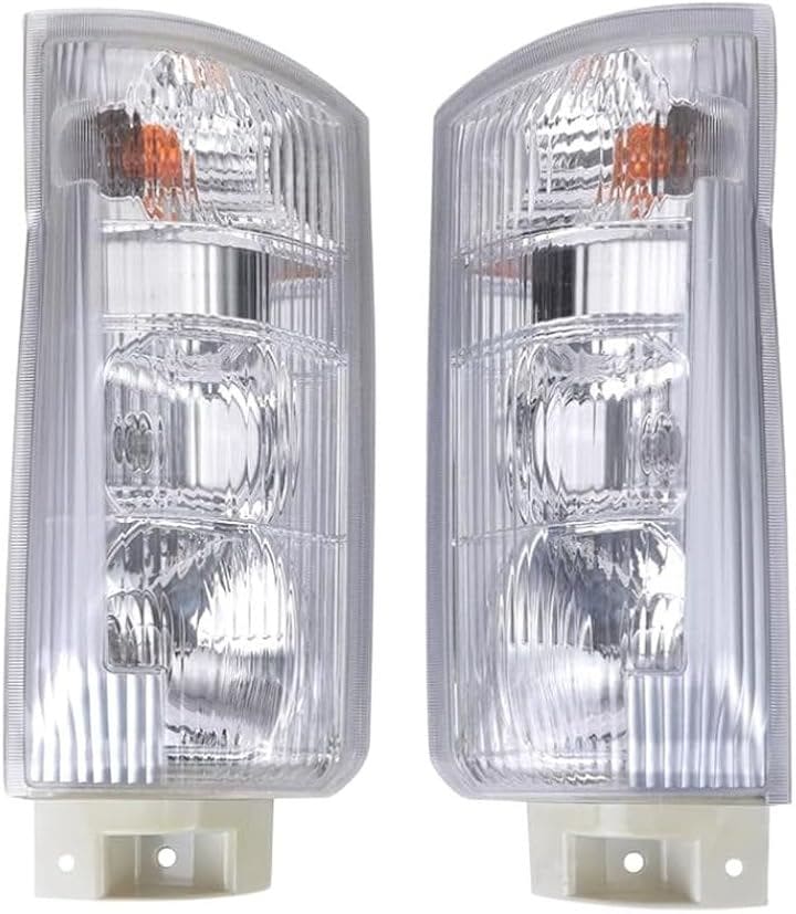 互換品 07エルフ コーナーランプ 左右セット 12V クリアレンズ フロント コーナーライト いすゞ アトラス コンドル タイタン 交換 補修 トラック 純正タイプ 社外品 (クリア)