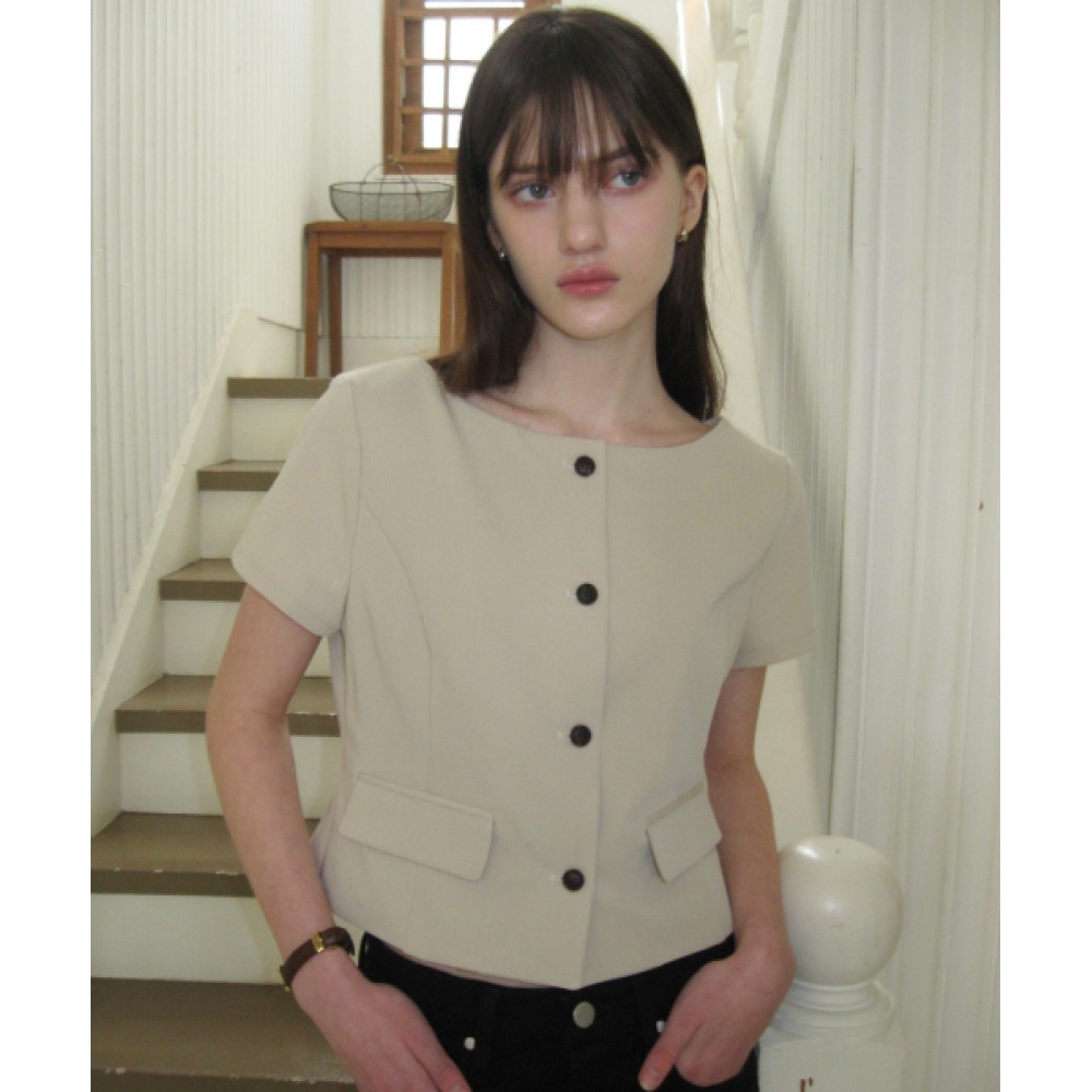 レター・フロム・ムーン KELYN プリンセスラインブラウス (ベージュ)