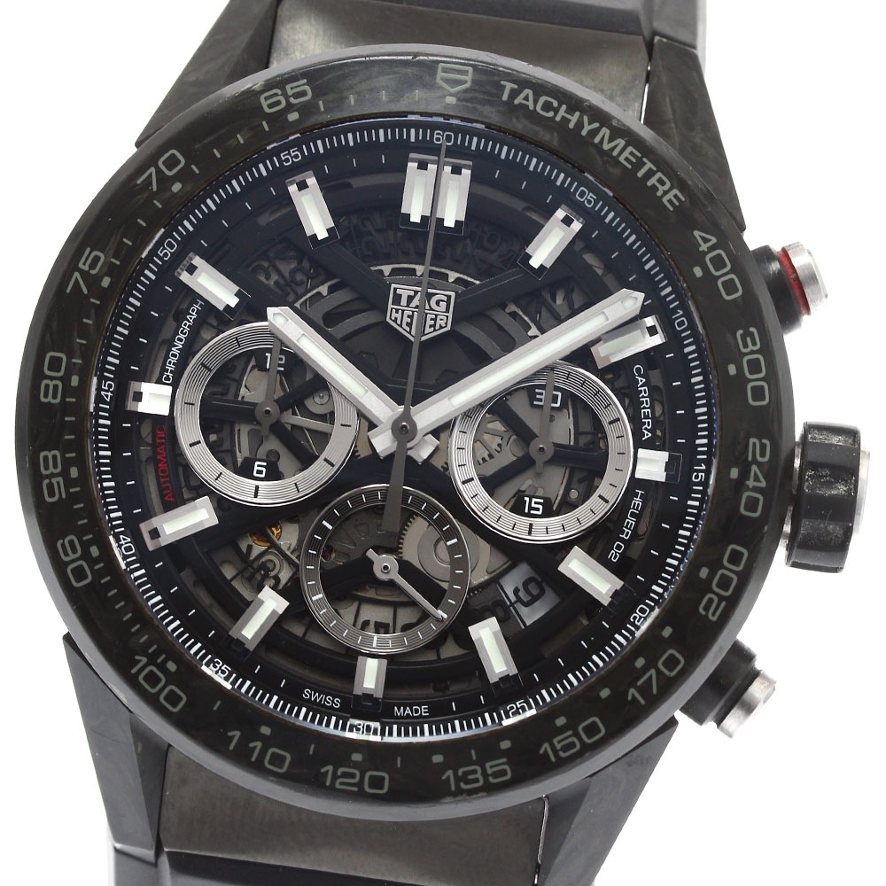 タグホイヤー TAG HEUER CBG2A91.FT6173 カレラ キャリバー ホイヤー02クロノグラフ 自動巻き メンズ 良品 箱・保証書付き_905972【中古】