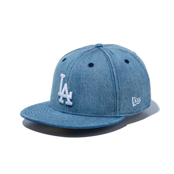ニューエラ NEW ERA 59FIFTY ロサンゼルス・ドジャース ウォッシュドデニム × ホワイト 14525217 帽子 キャップ