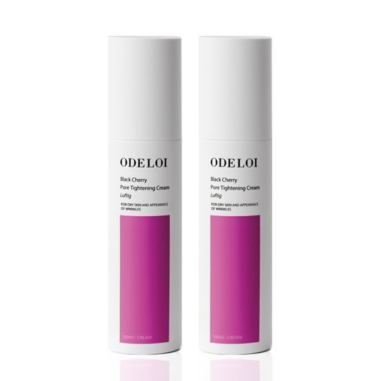 [化粧ノリアップ毛穴クリーム] ブラックチェリー ポアタイトクリーム ロープディ 100ml ダブルセット (1+1)