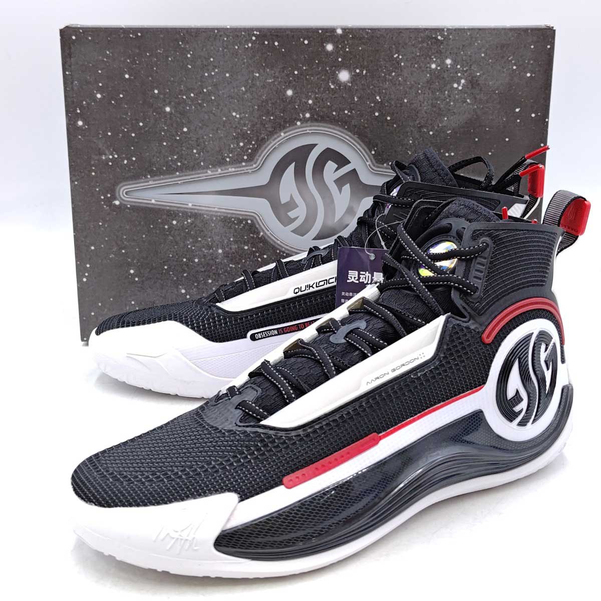 【中古・未使用品】361 AG4 SOAR アーロン・ゴードン バスケットボールシューズ 29cm ブラック/ホワイト W672341104-4 AARON GORDON バッシュ