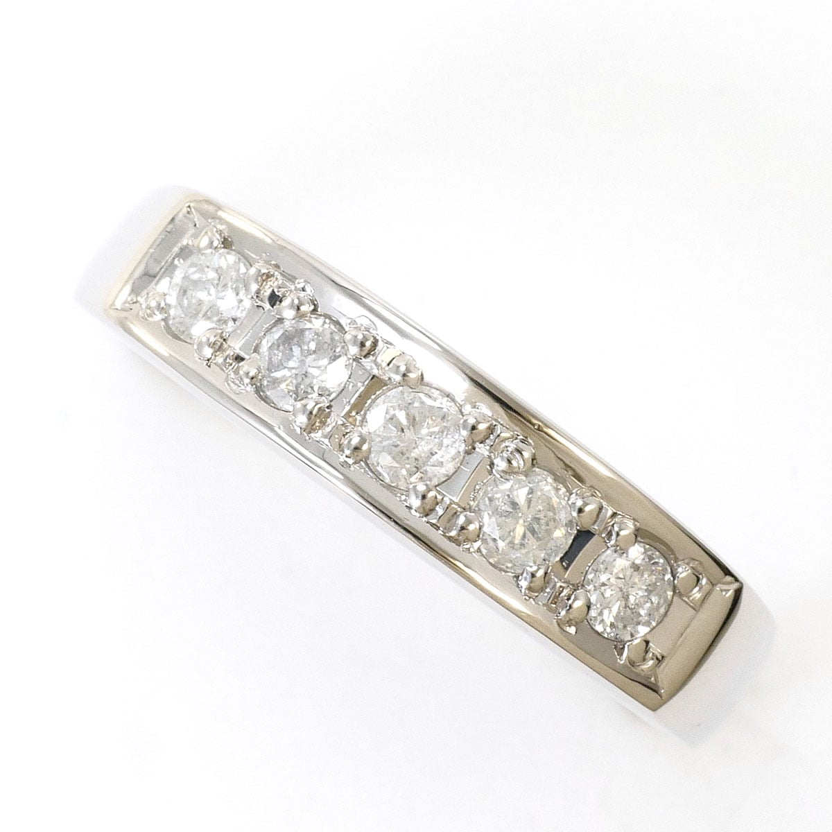 PT900 プラチナ リング・指輪 11号 ダイヤモンド 0.30 ct 総重量約2.3g 中古