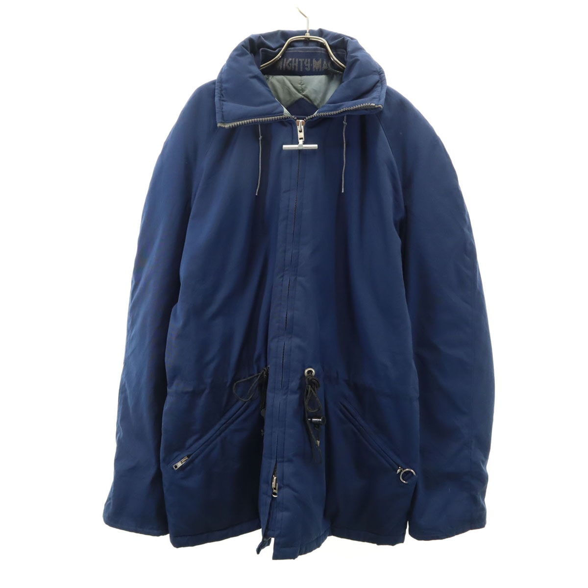 MIGHTY MAC マイティーマック 80s ヴィンテージ 中綿ジャケット 44 ネイビー メンズ 古着