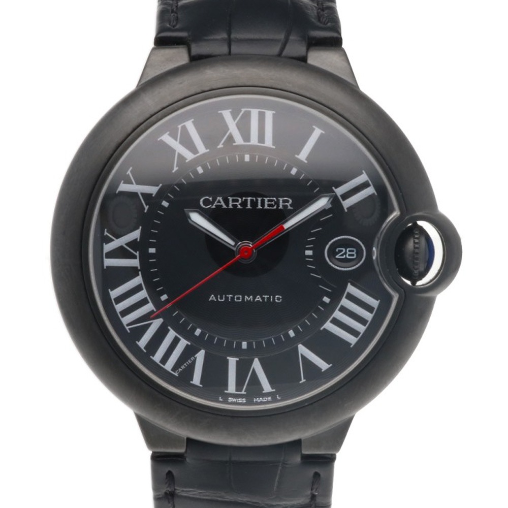 カルティエ バロンブルー ADLCコーティング 腕時計 ステンレススチール 3765 1年保証 CARTIER 中古