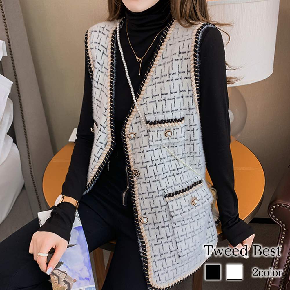 ベスト レディース ツイードベスト アーガイル シニア 前開き 冬 スーツ おしゃれ 人気 スポーツ アウター キルティング 可愛い ロング 羽毛 秋 お年寄り 厚手 黒 フリース インナー あったか
