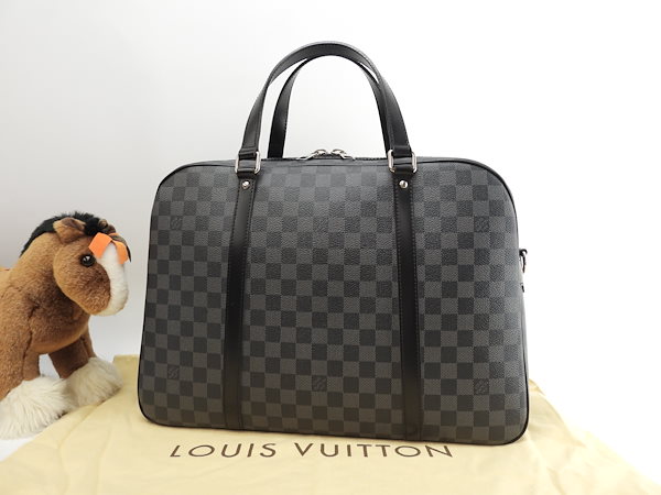 超極美品 ルイヴィトン ダミエグラフィット ヨーン N48118 ビジネスバッグ ルイヴィトン ダミエグラフィット ヨーン 2way ビジネスバッグN48118