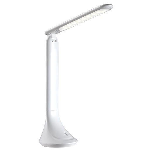 （まとめ買い）ミラガク LEDデスクライト 省スペース 折りたたみ式 ミルクホワイト MT010WH [x3]