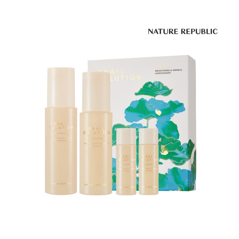 スネイルソリューション2種企画セット (スキンブースター 130ml + エマルジョン 120ml)