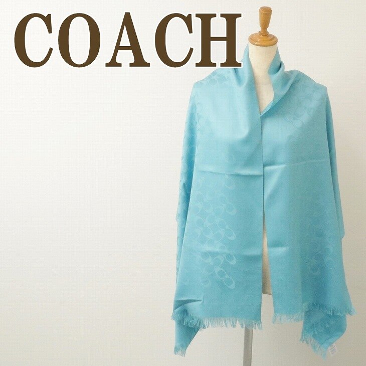 ストール レディース スカーフ シルク混 大判 76394AQU