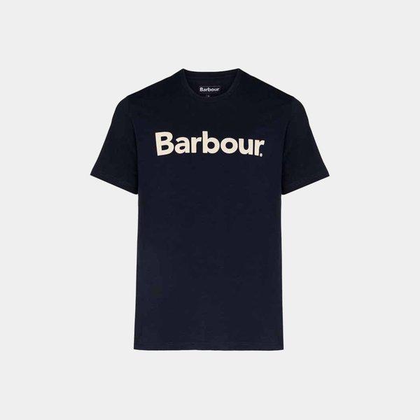 メンズロゴプリント半袖Tシャツ ネイビー MTS0531 NY31