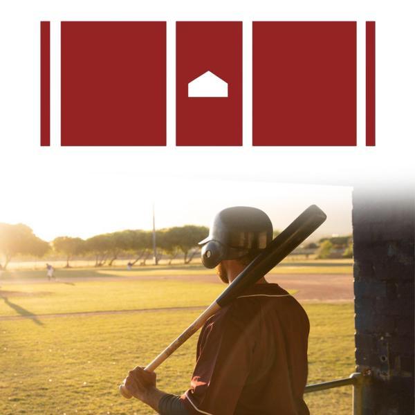 野球用バッティングマット プロフェッショナル ヘビーデューティー ティーンエイジャー向け ソフトボールトレーニング用 レッド