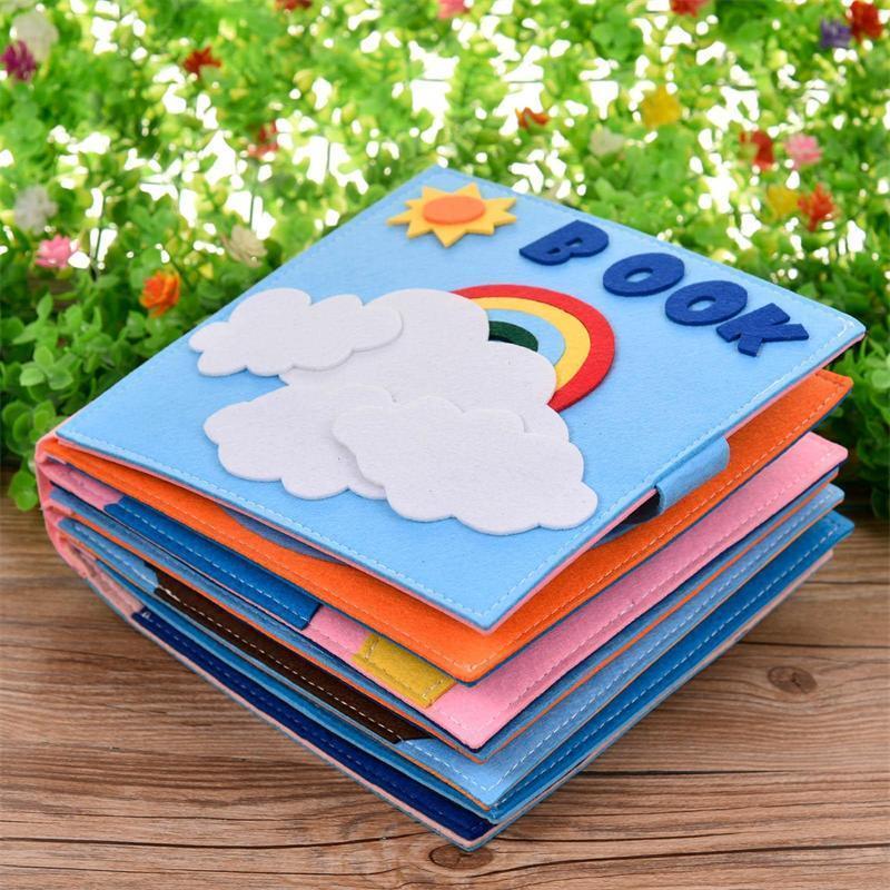 新品特価布絵本 布のおもちゃ モンテッソーリおもちゃ 幼児忙しいブック 赤ちゃん 幼児 児童教育 生活習慣 練習 認知玩具 知育おもちゃ フェルト生地 安全 頑丈