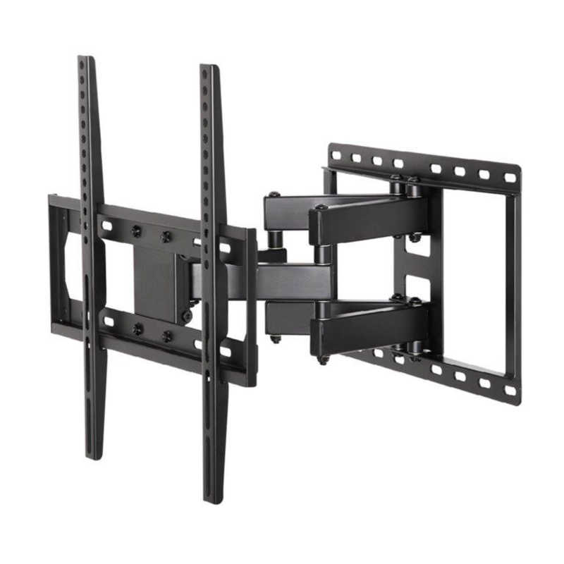 朝日木材　壁掛け金具 [フルモーション式/推奨テレビサイズ 26～65V] WALL FIT MOUNT（ウォールフィットマウント） ブラック 　FLM-002-BK