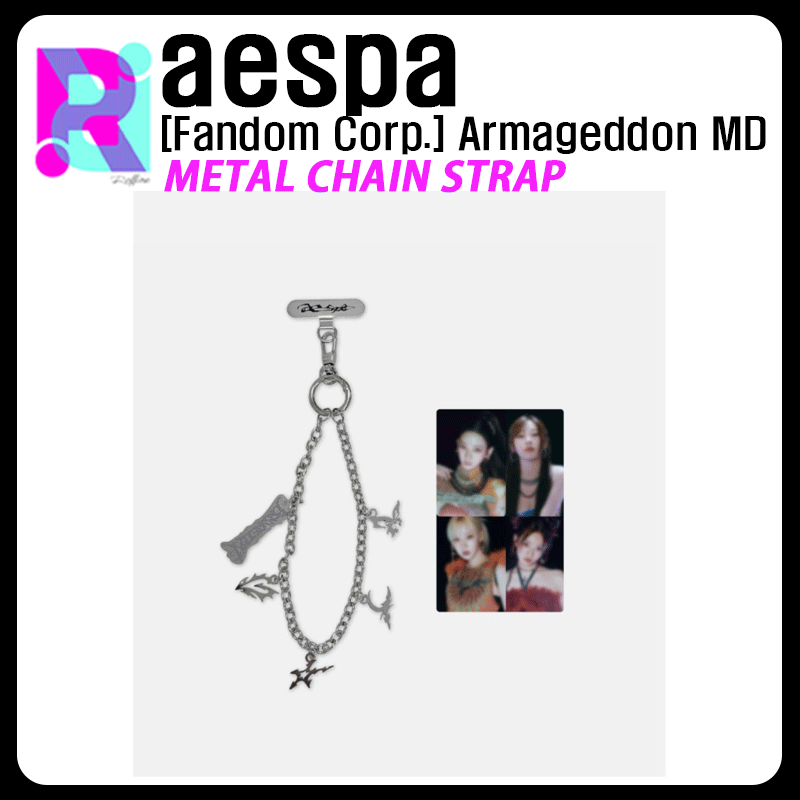 フォトカード付 （METAL CHAIN STRAP） aespa [Fandom Corp.] Armageddon MD