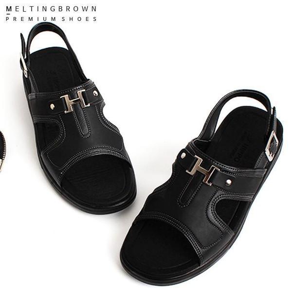 メンズレザーサンダル オフィス高級サンダル メンズ夏ビーチサンダル MX22 5,332円
