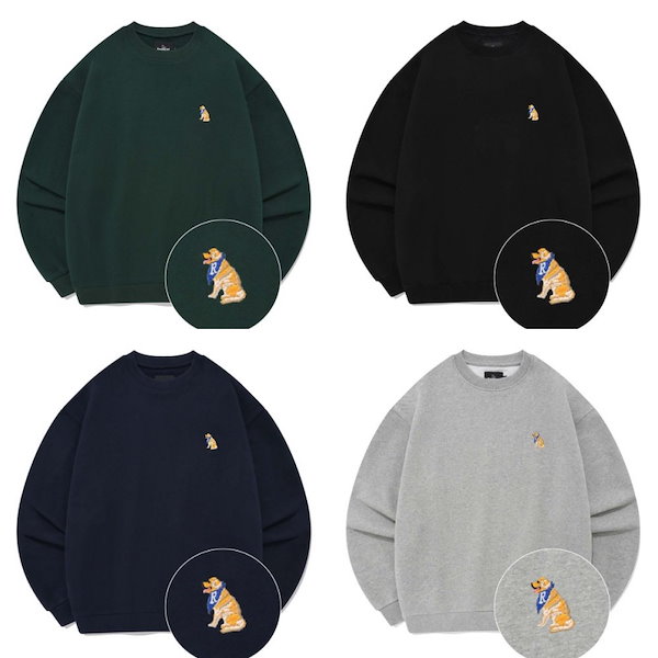 ●RETRIEVER CLUB●RUNNING RETRIEVER CREWNECK 男女兼用 人気 ☆22-23FW新作☆RETRIEVER CLUB☆RUNNING RETRIEVER CREWNECK