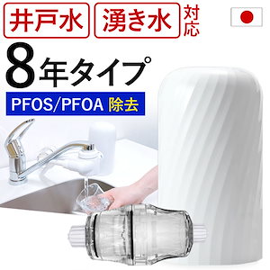 浄水器 井戸水 8年タイプ 井戸用 浄水器 据置型 フッ素 PFAS PFOS PFOA 20物質除去 ビューク beaq 公式 ドリームバンク 日本製 一般細菌 大腸菌 ろ過