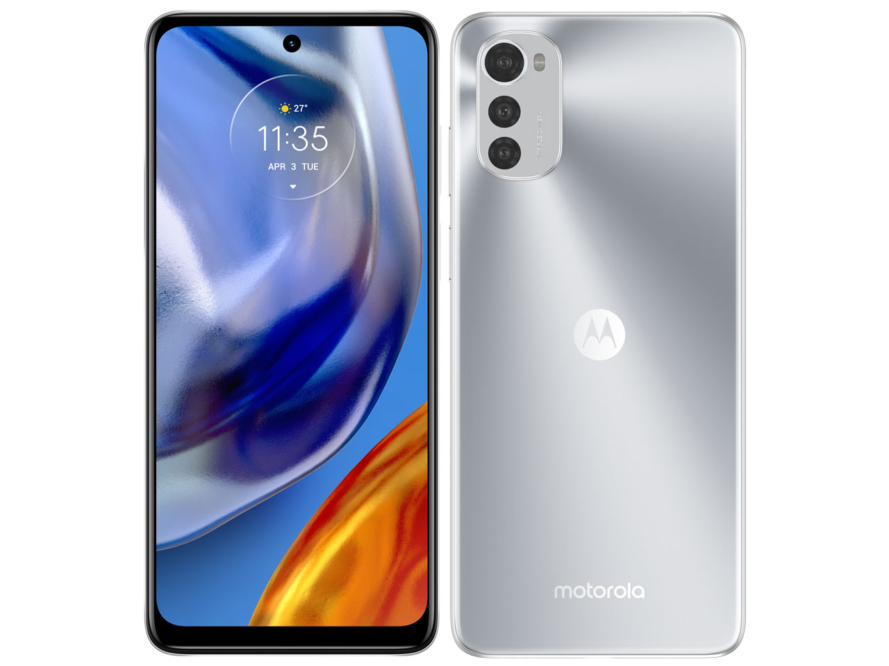 新品 未使用品 SIMフリー Motorola（モトローラ）e32s XT2229-3 ミスティシルバー