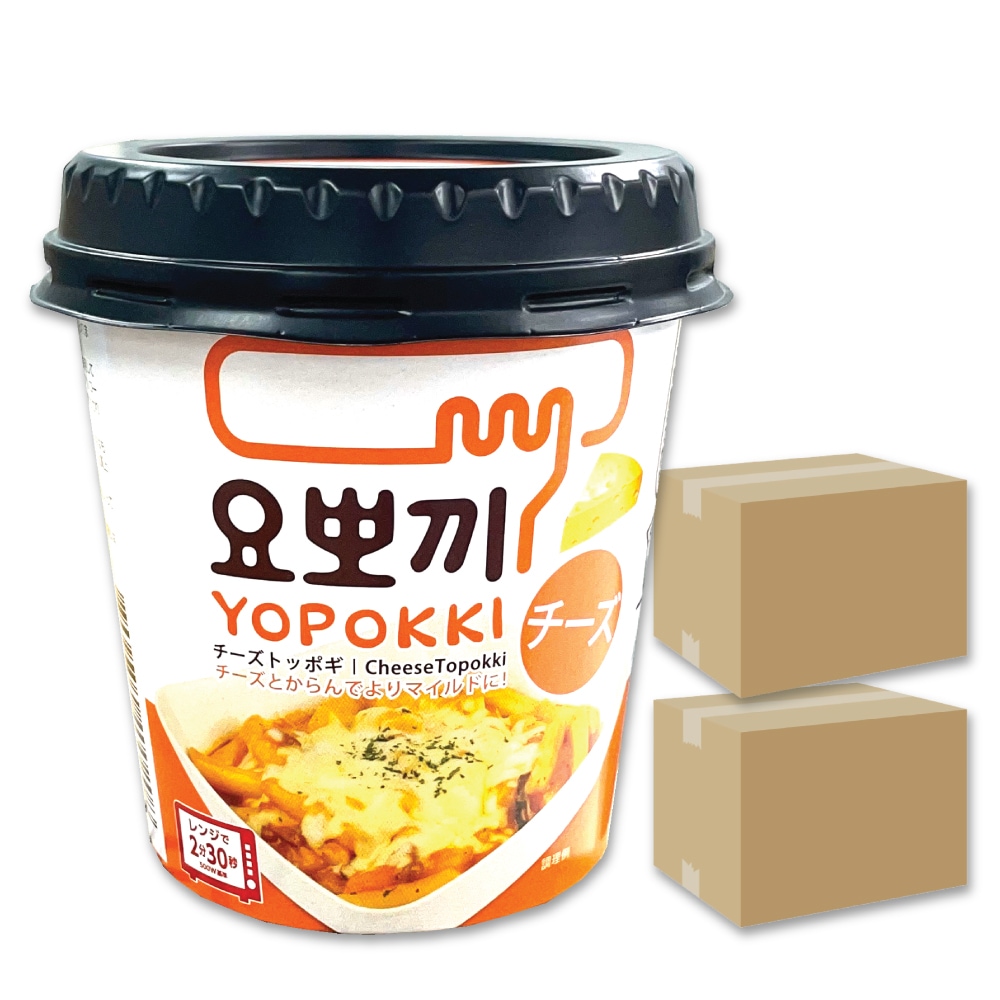 ヨッポギ チーズ味 120g 24個セット / カップトッポキ ヨポキ YOPOKKI 韓国食品