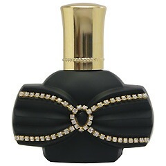 ヒロセ アトマイザー ブラック クリスタルアトマイザー フランス製 ブラッククリスタル香水瓶 640151 （クリスタルリボン） 60ml