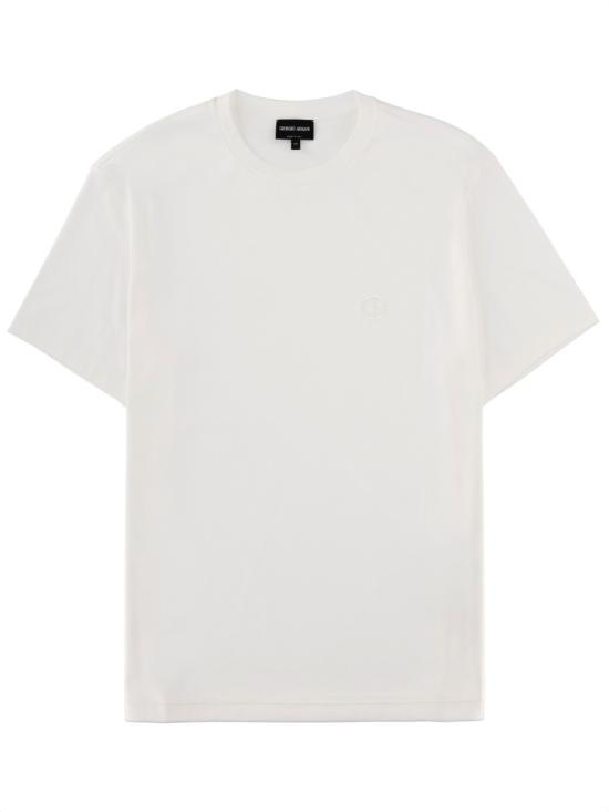 GIORGIO ARMANI Men T-Shirts 3HSM72 SJTKZU0002 WHITE