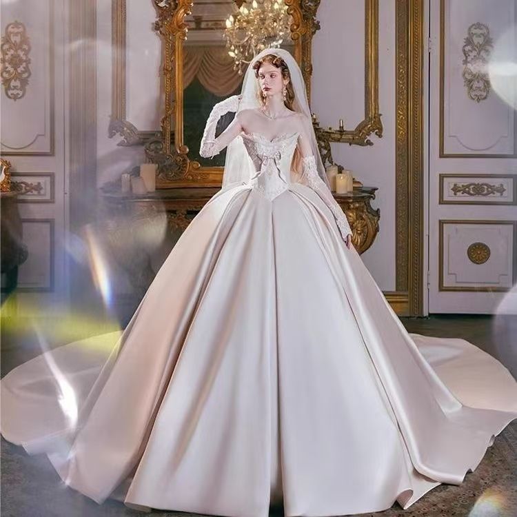 パーティードレス ウェディングドレス 新作 白 高級感 ロングワンピース 結婚式 花嫁 成人式 お呼ばれ ウェディング 演奏会 二次会 前撮り ワンピース ロングドレス