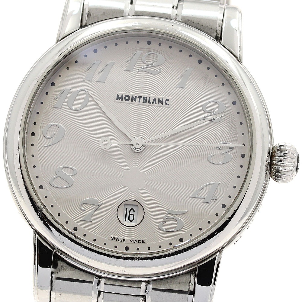 モンブラン MONTBLANC 7072 マイスターシュテュック デイト クォーツ メンズ _889407【中古】