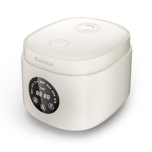 炊飯器3合炊き 一人暮らし 早炊き コンパクト マイコン式 タッチパネル操作 省エネ 予約保温 多機能 省エネ 白米 おかゆ 玄米 雑穀米 炊込み rice cooker AONCIA