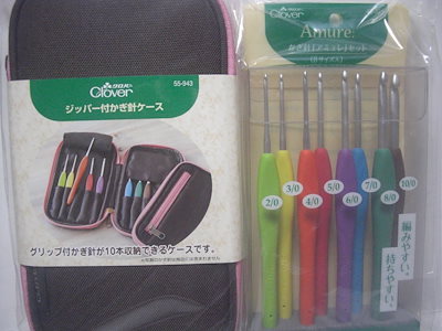 かぎ針「アミュレ」セット＋かぎ針ケース 43-321 55-94...のサムネイル