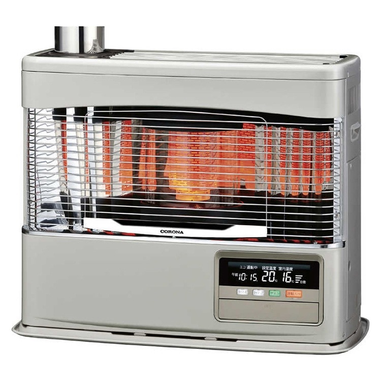 寒冷地用大型ストーブ PK・PRシリーズ 煙突式輻射 主に18畳 灯油 ルームサーモ 床置き シャインゴールド SV-7024PK-N