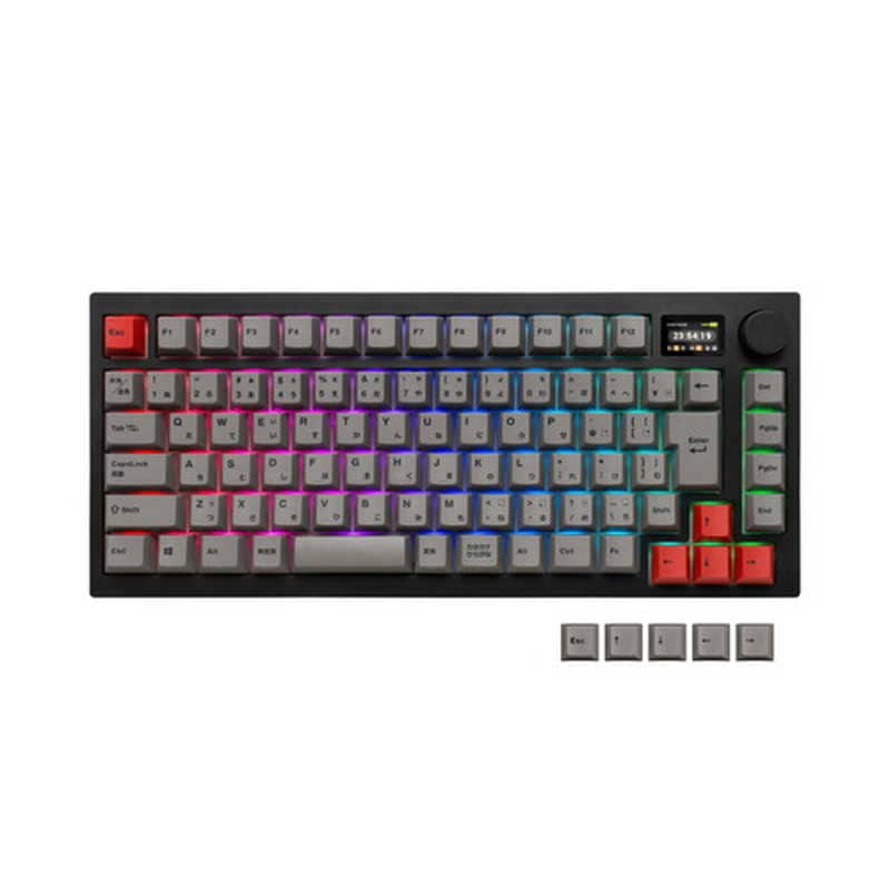 キーボード Barocco Mistel MD750 Delight JIS(赤軸 リニア) ［有線・ワイヤレス / Bluetooth・USB］ ブラック　ML-MD750D-J-RD/BK 18,980円
