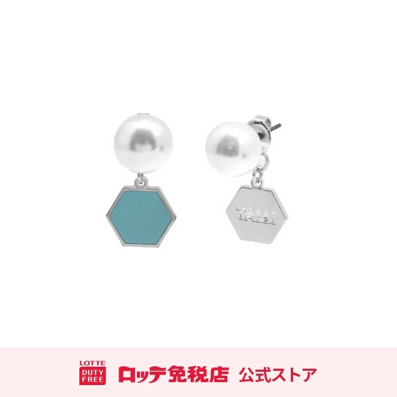 [タリ] ブルーミングロゴピアス