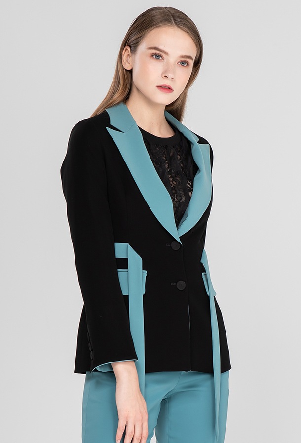 高級服地Two-color Milpa Jacket