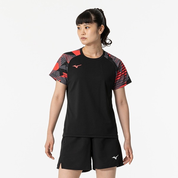 MIZUNO ミズノ ゲームシャツ ラケットスポーツ ウィメンズ ゲームウエア 62JAB22509