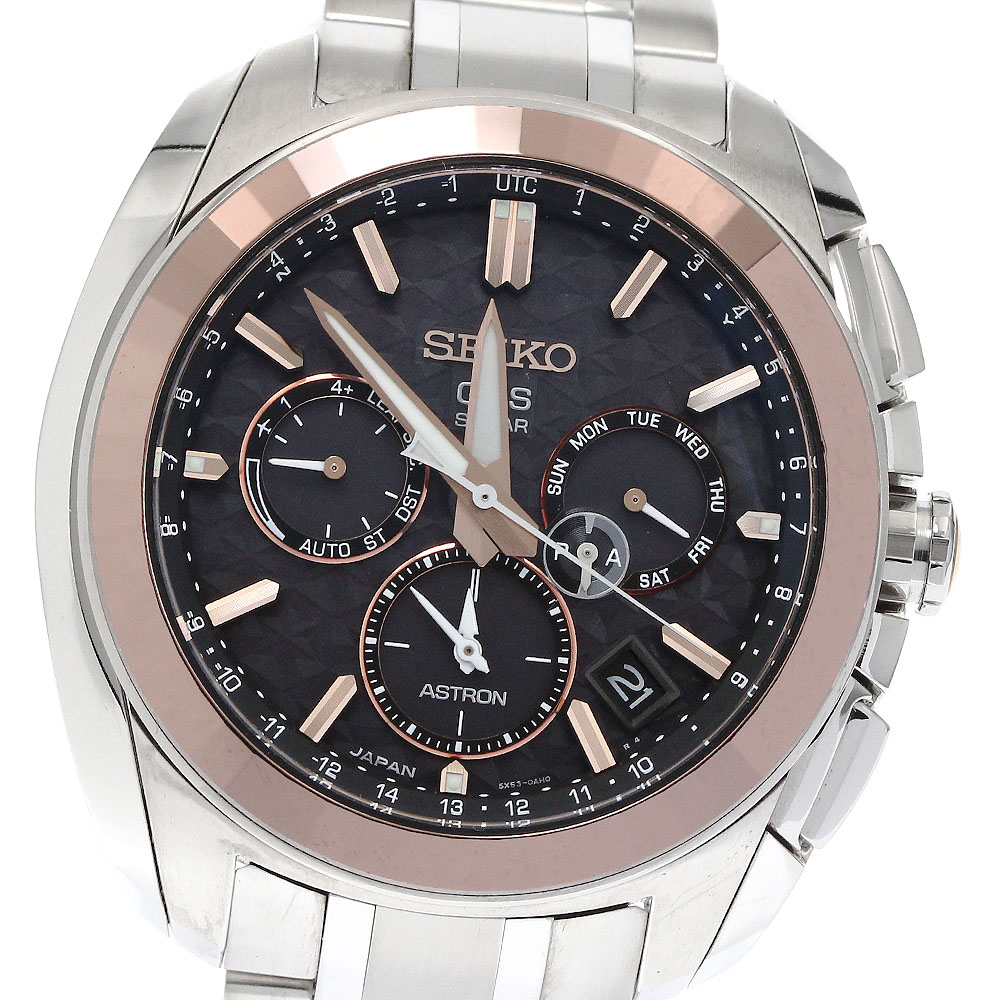 セイコー SEIKO SBXC035/5X53-0AG0 アストロン 50周年記念モデル 200本限定 ソーラー電波 メンズ 美品 箱・保証書付き_875709【中古】