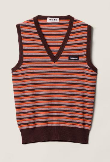 MIU MIU Women Sweater MMV337SOOO1844 F0049 ARANCIO