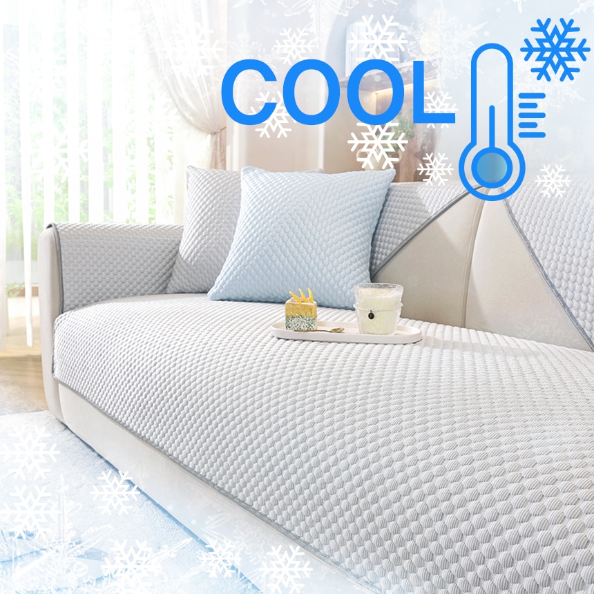 プレミアム COOLING 冷感 クーリング ソファパッド カバー