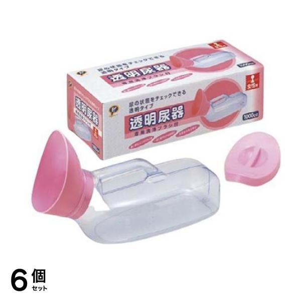 ピップ 透明尿器 女性用 1000cc 1個入 6個セット