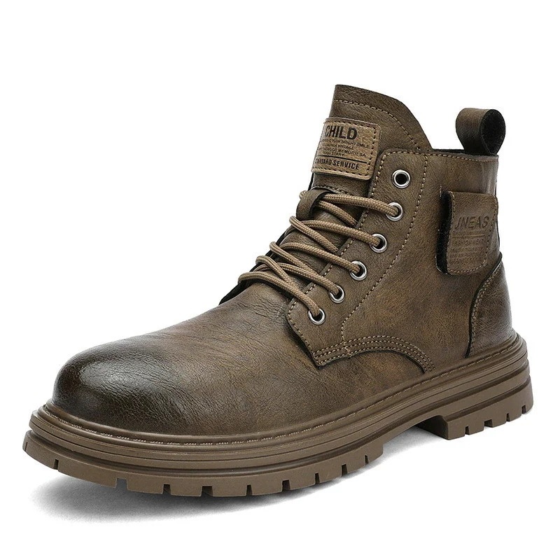 バイクシューズ メンズ 牛革 ライディングブーツ 厚底 オートバイブーツ 大人用 オートバイの保護靴 防水 ハイカット ライディングスニーカー 5,284円