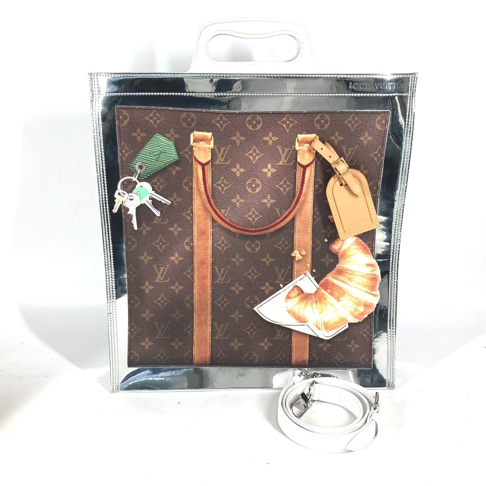 ショルダーバッグ M23151 フリーザー・サックプラ モノグラム カバン 肩掛け トートバッグ 2WAYバッグ ハンドバッグ モノグラムキャンバス シルバー