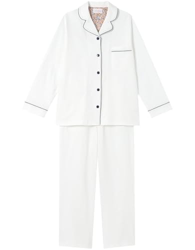 [ウンナナクール] パジャマセット 【綿１００％】 肌ざわりなめらかパジャマ ＭＡＤＥ ＷＩＴＨ ＬＩＢＥＲＴＹ ＦＡＢＲＩＣ レディース TU