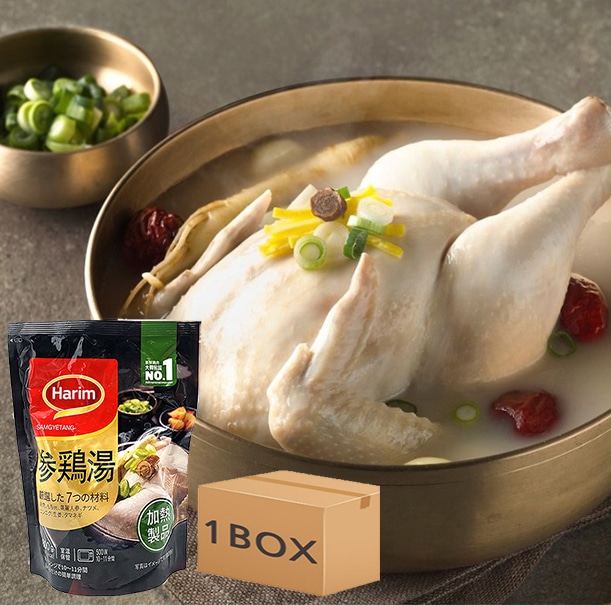 冷凍 参鶏湯 サムゲタン (半熟) 800g ×16個　BOX販売韓国料理 韓国食材 韓国食品 ハリム