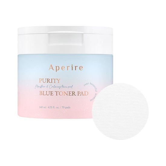 [正規品] [氷河水/クーリング] 純粋 ブルー 氷河水 トナー パッド 70枚