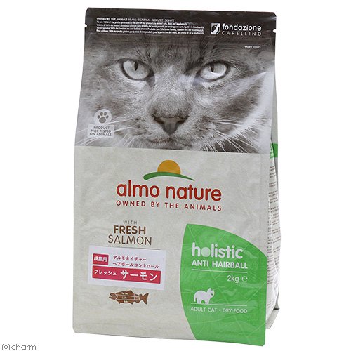 キャットフード　アルモネイチャー　ファンクショナルヘアボールコントロール　フレッシュサーモン　２ｋｇ　ＣＲＣ35―10―12―10―00
