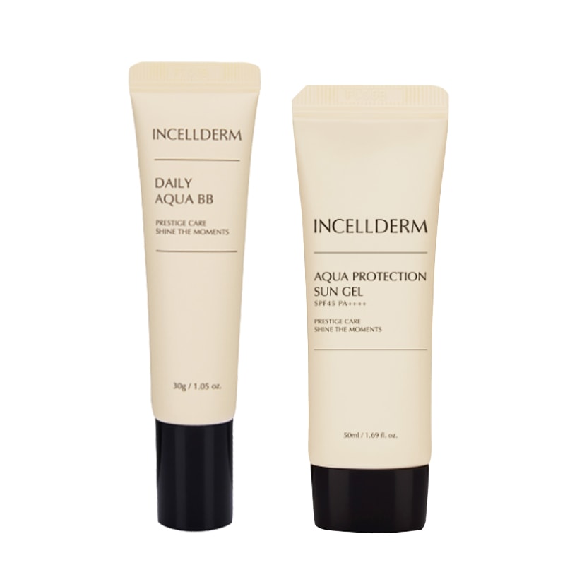 2点セット デイリーアクアビビ+プロテクションサンジェル 日焼け止め