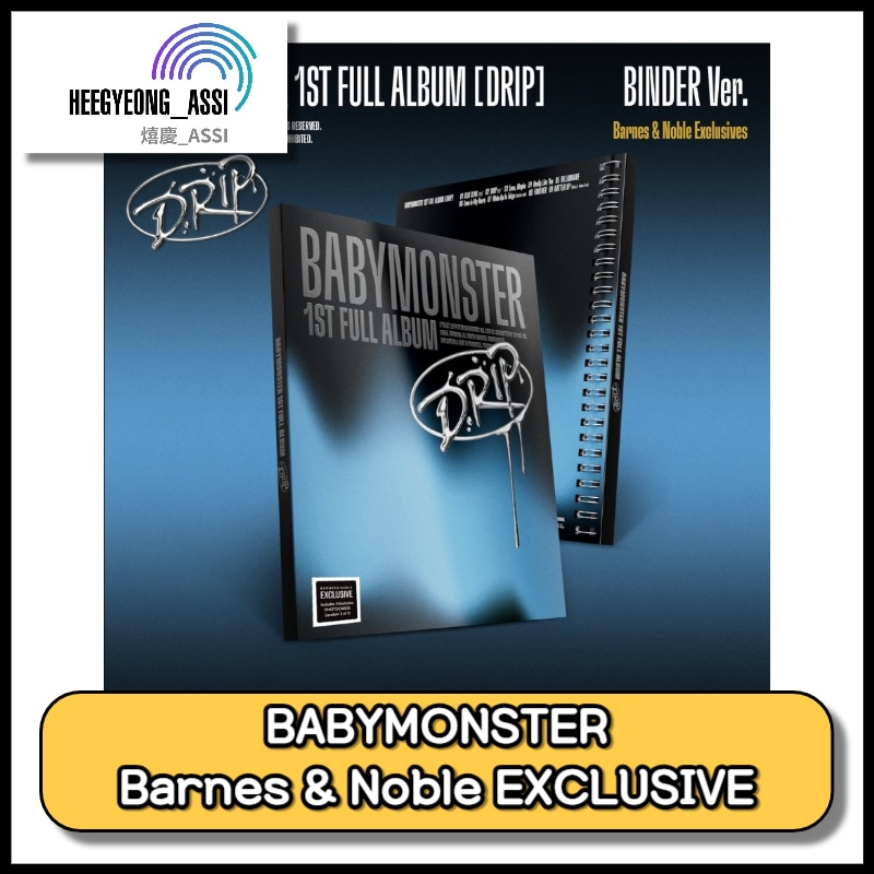 [ Barnes & Noble Exclusive ] BABYMONSTER 1st FULL ALBUM [DRIP](BINDER VER.)