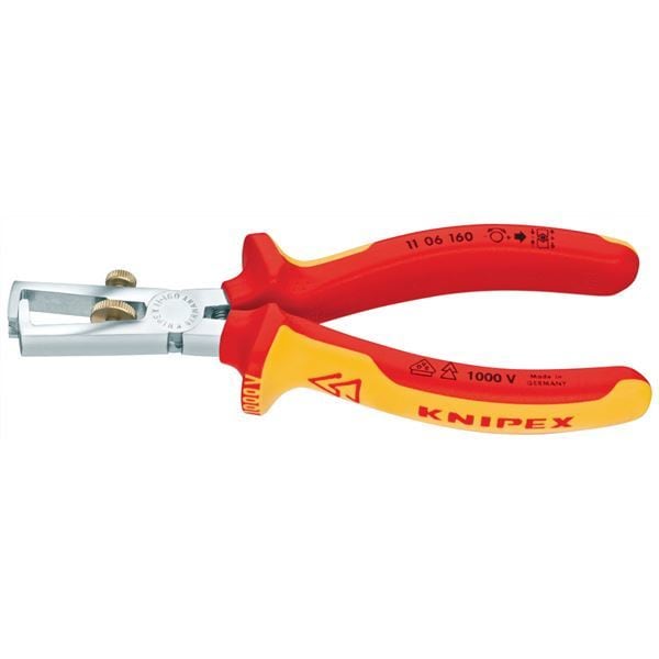 Amazon.co.jp: クニペックス KNIPEX 2006-160 絶縁平ペンチ