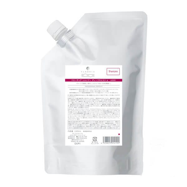フローディア ディープモイスト シャンプー 1000ml(詰替) 太毛 硬毛 乾燥 うるおい まとまり Flowdia 正規品 シャンプー 大容量 詰め替え ボトル メンズ 美容室専売 サロン専売品
