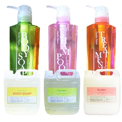 ３類選べる 　ガーデンナチュレ4000mL　（ノンシリコンシャンプー ボディソープ　コンディショナ）